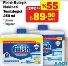 FİNİSH BULAŞIK MAKİNESİ TEMİZLEYİCİ 250 ML